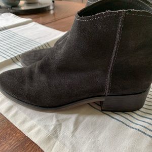Dolce Vita Gray Suede Bootie